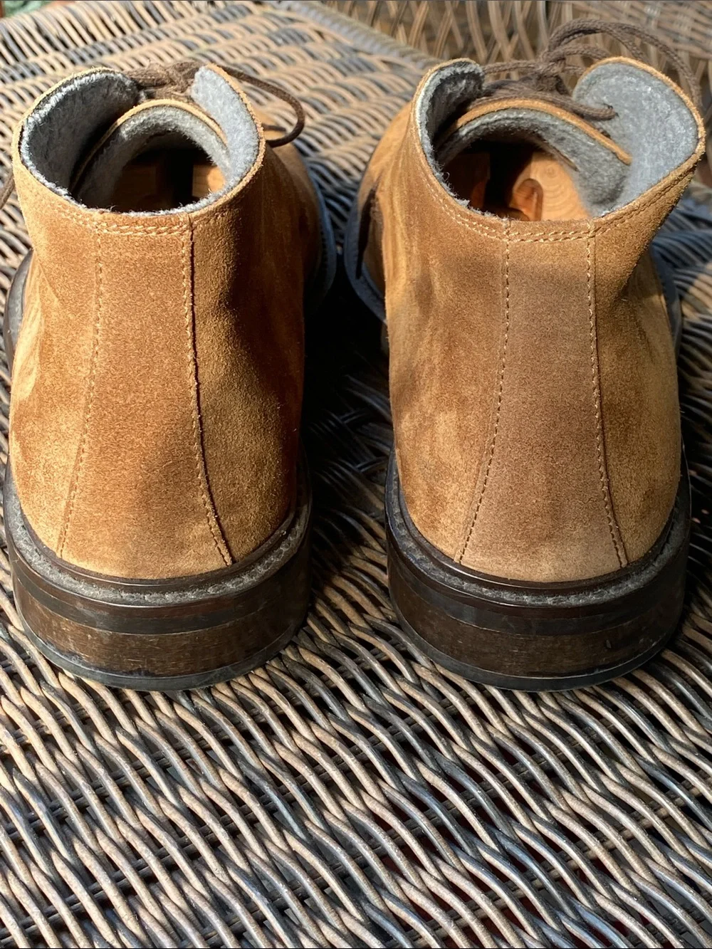 To Boot Suede Chukka Boots in Tan Brown